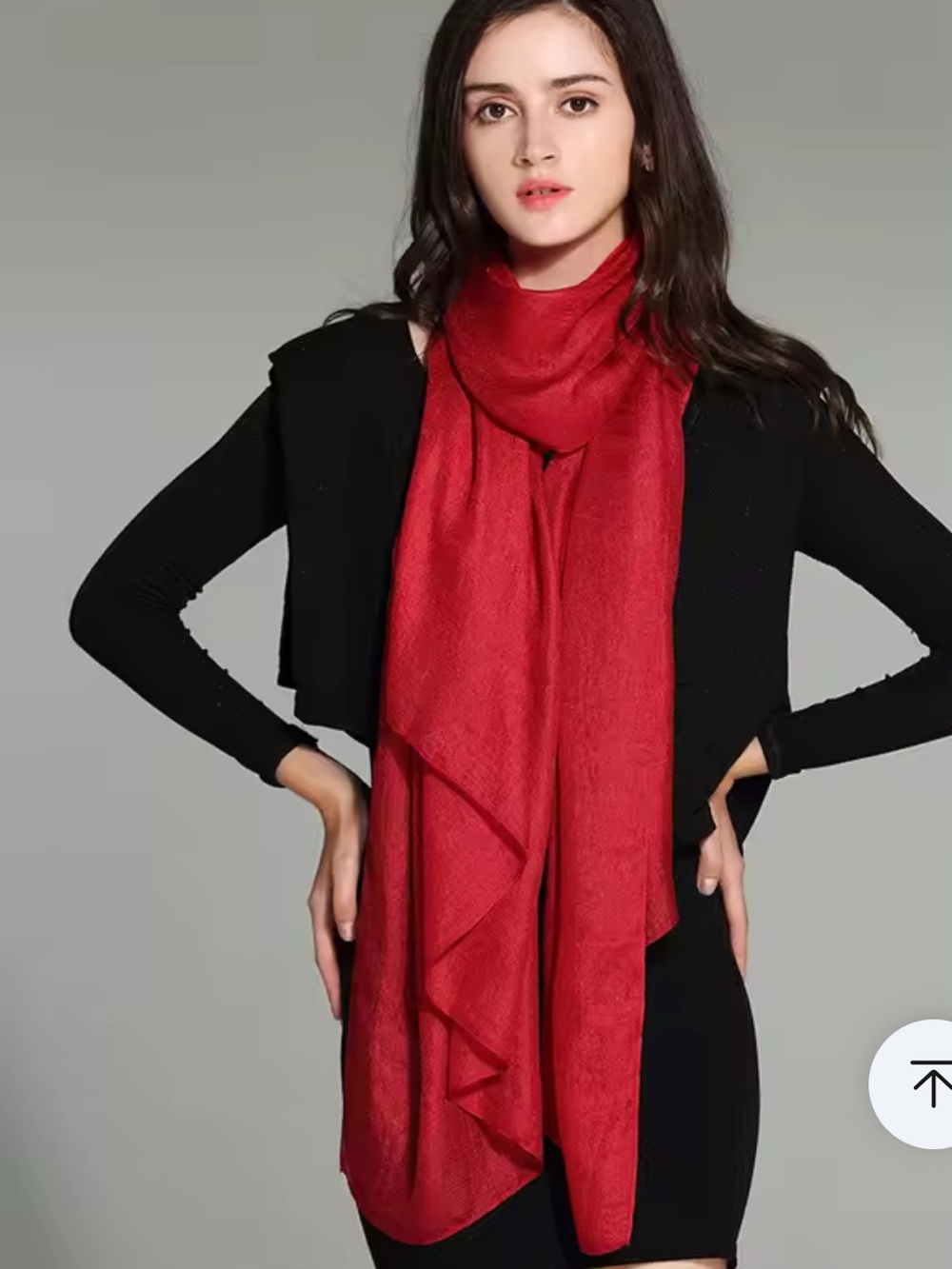 NWT Slik Elegant Red Women's Scarf - Classic Winter Accessory